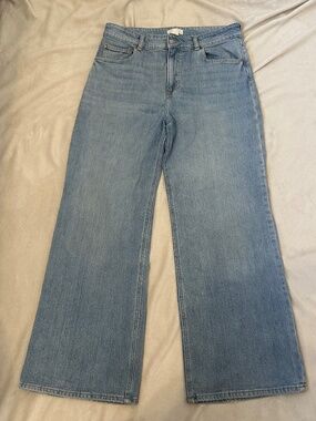 H&M High-Waisted Wide Leg Jeans